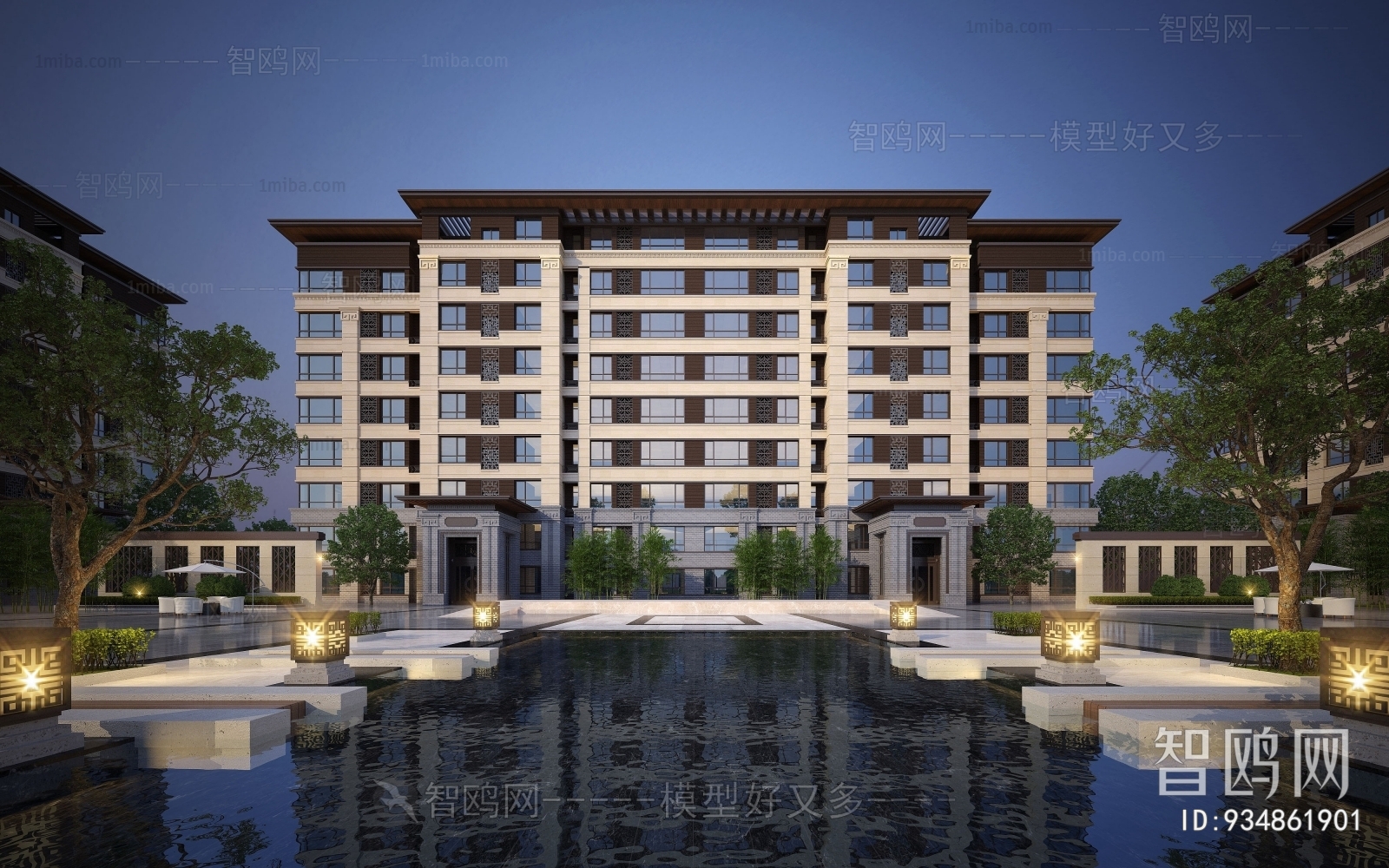 New Chinese Style Residential Building