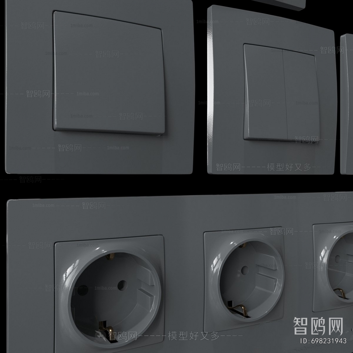 Modern Switch Socket Panel