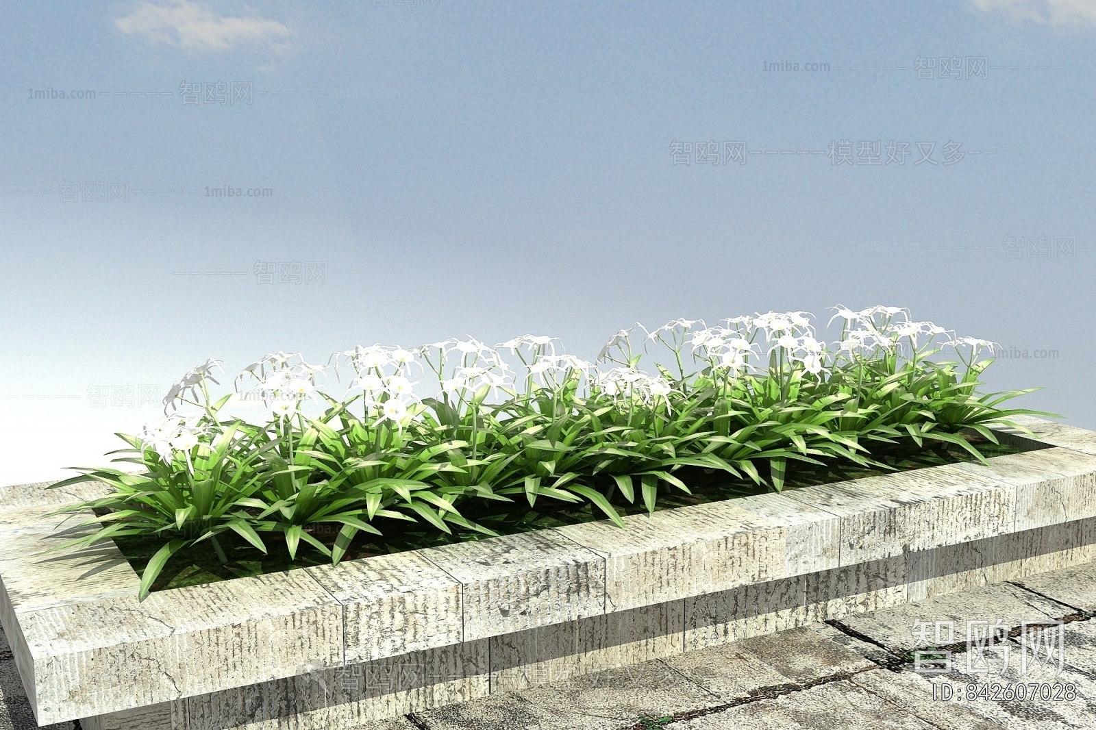 Modern Flowers And Grass