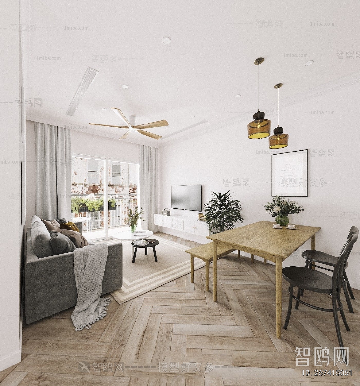 Nordic Style A Living Room