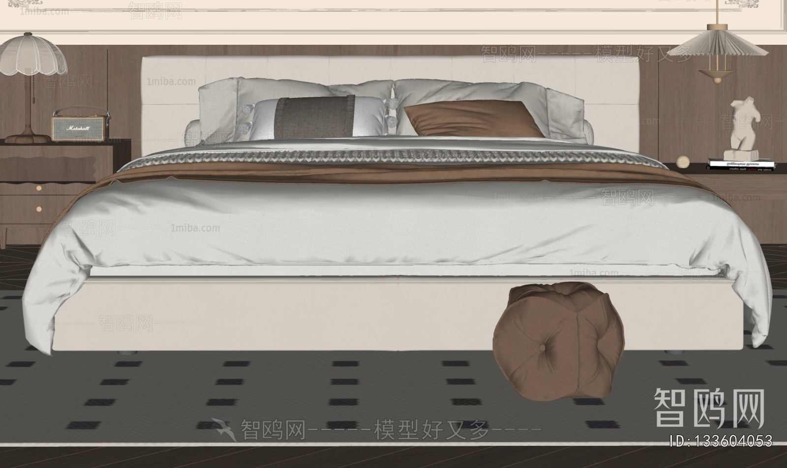 French Style Double Bed