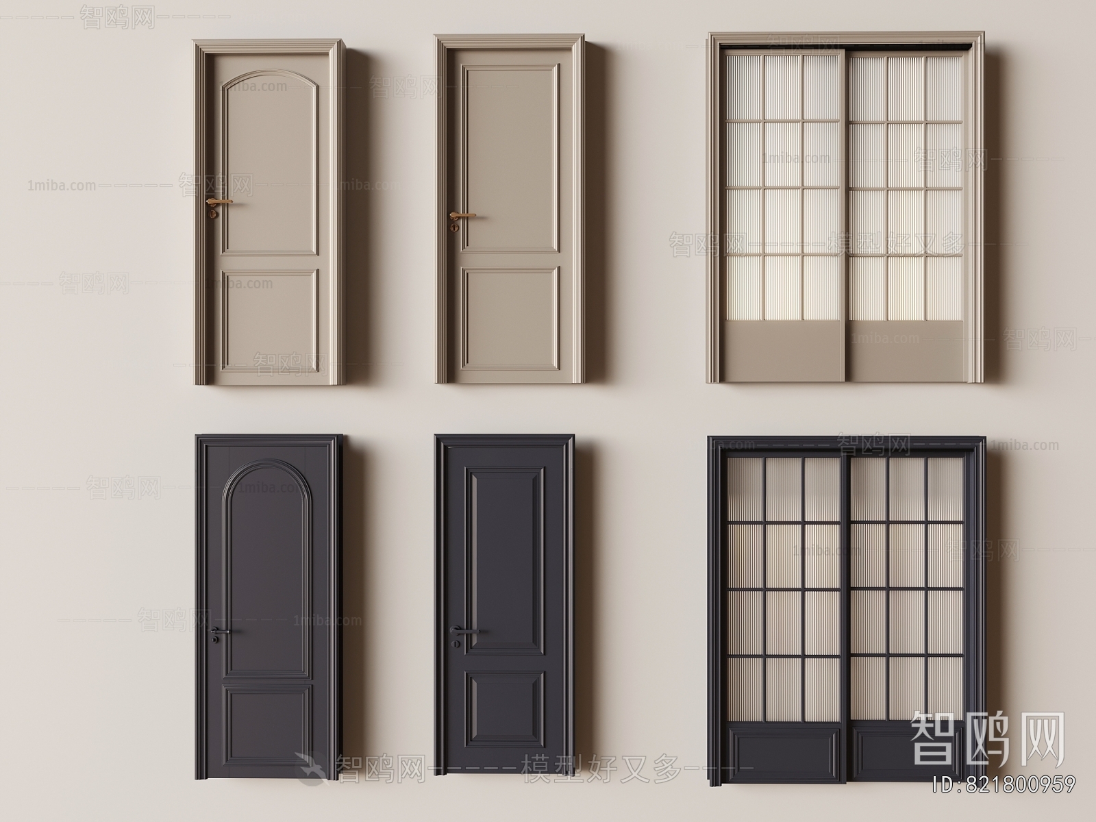 French Style Single Door