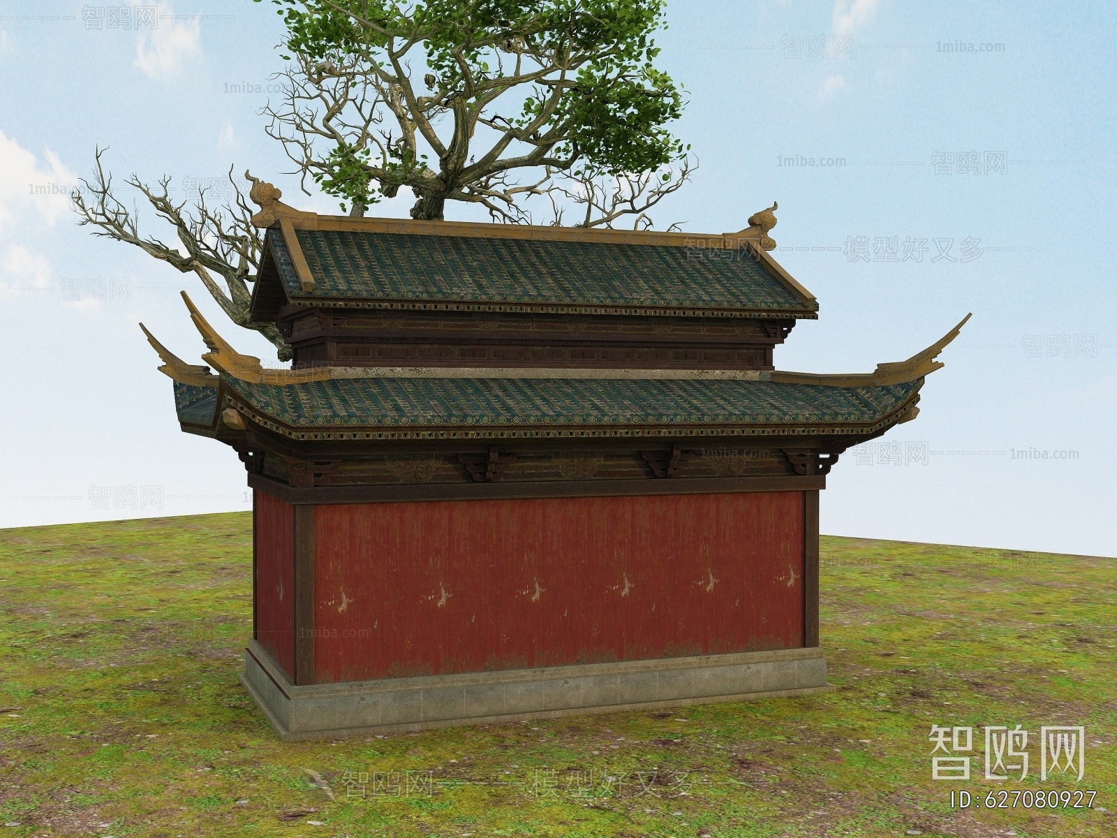 Chinese Style Ancient Architectural Buildings