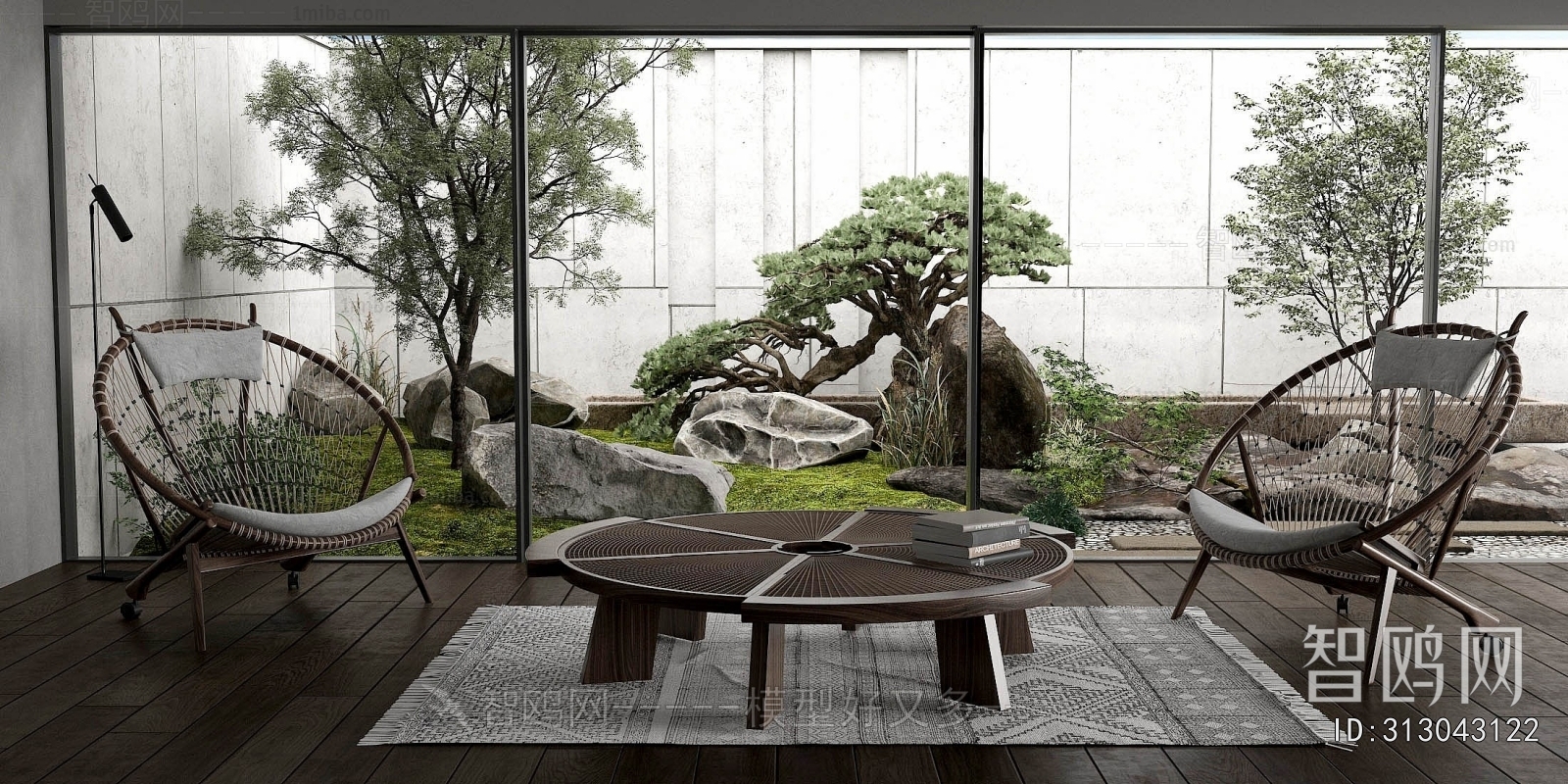 Modern Courtyard/landscape