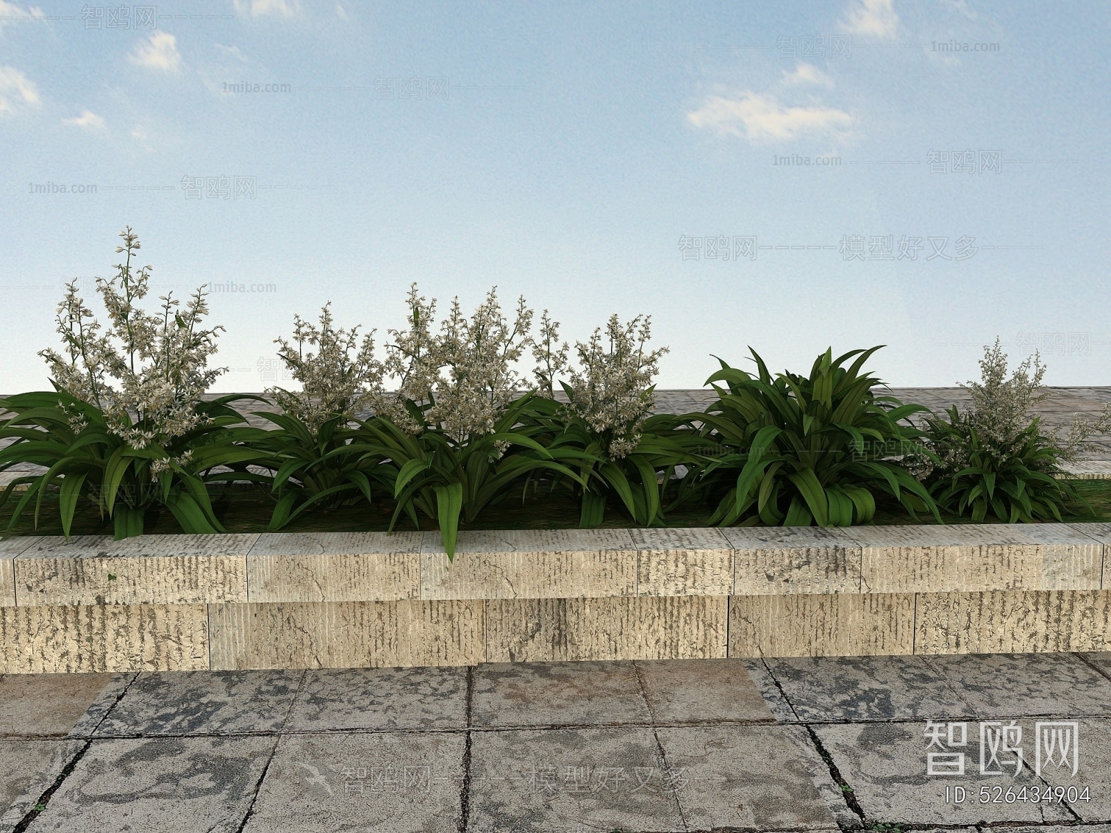 Modern Flowers And Grass