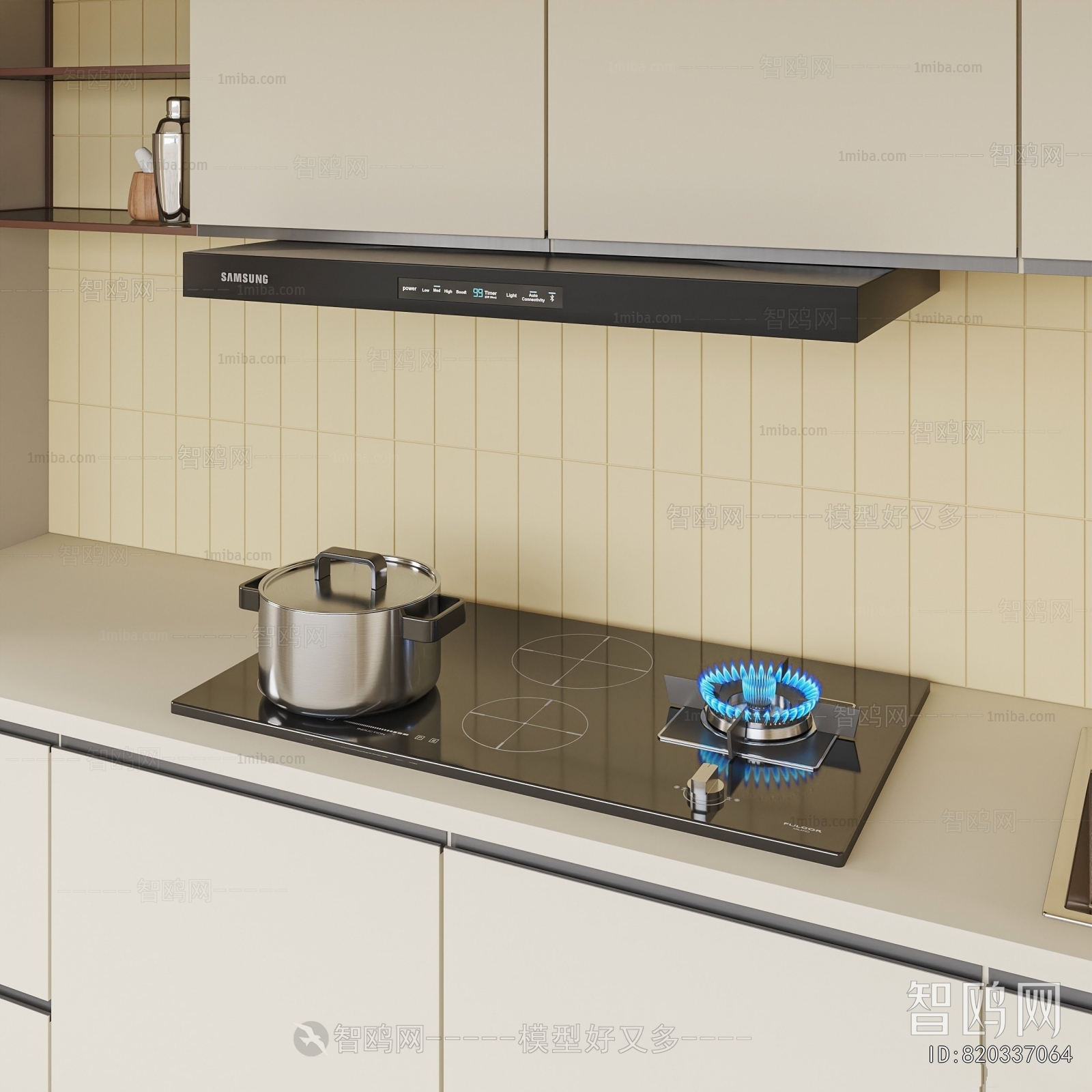 Modern Kitchen Electric Gas Range