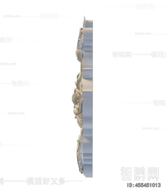 European Style Plaster Carved Top Plate