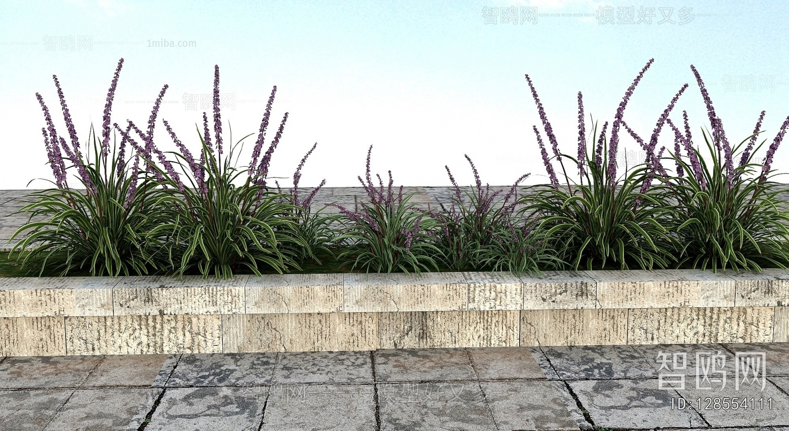 Modern Flowers And Grass