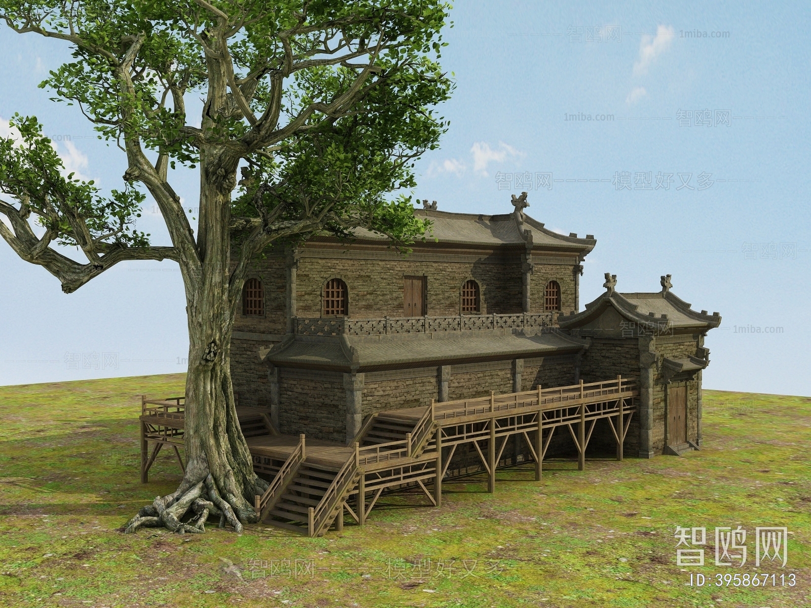 Chinese Style Ancient Architectural Buildings