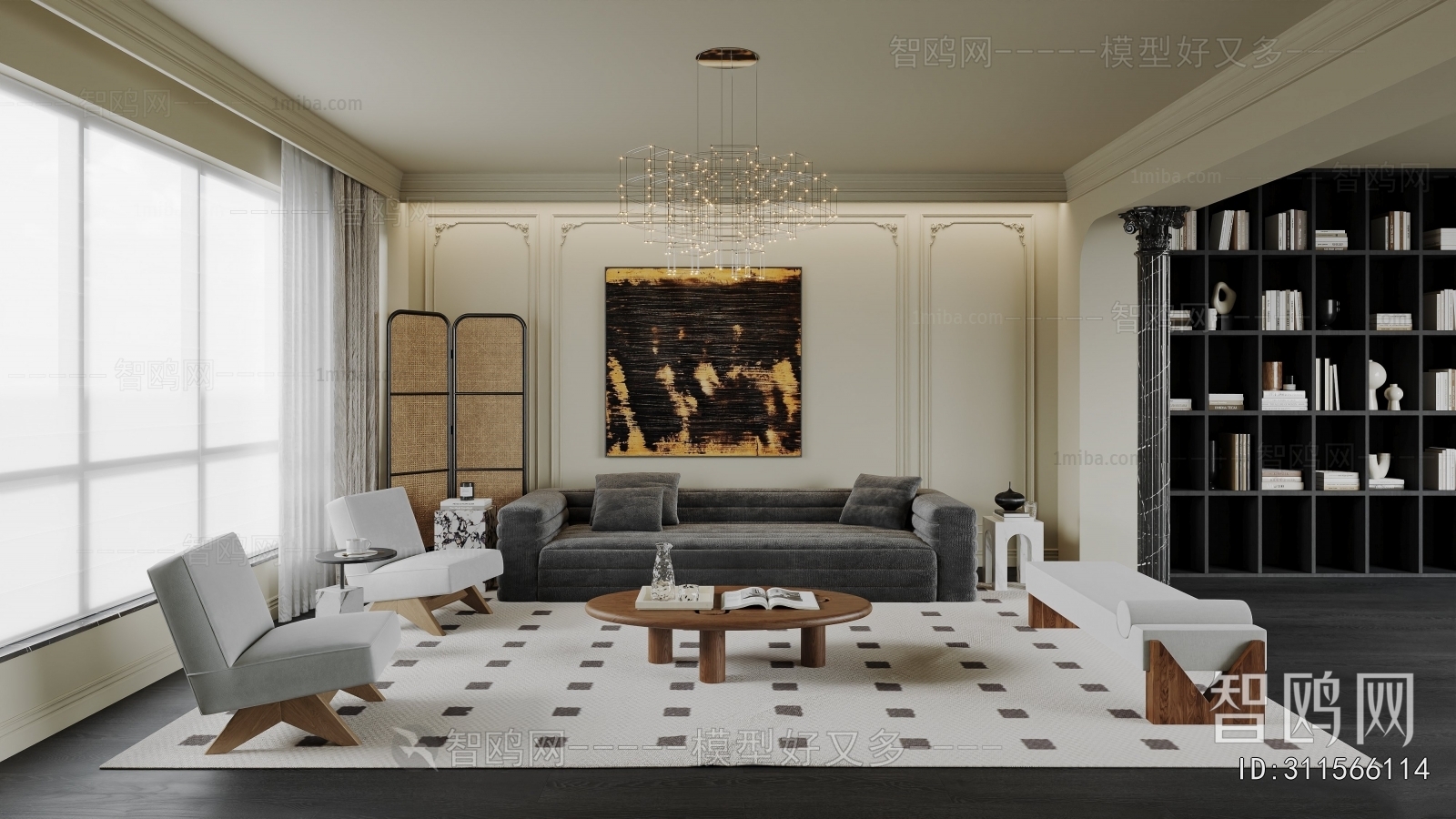 French Style A Living Room