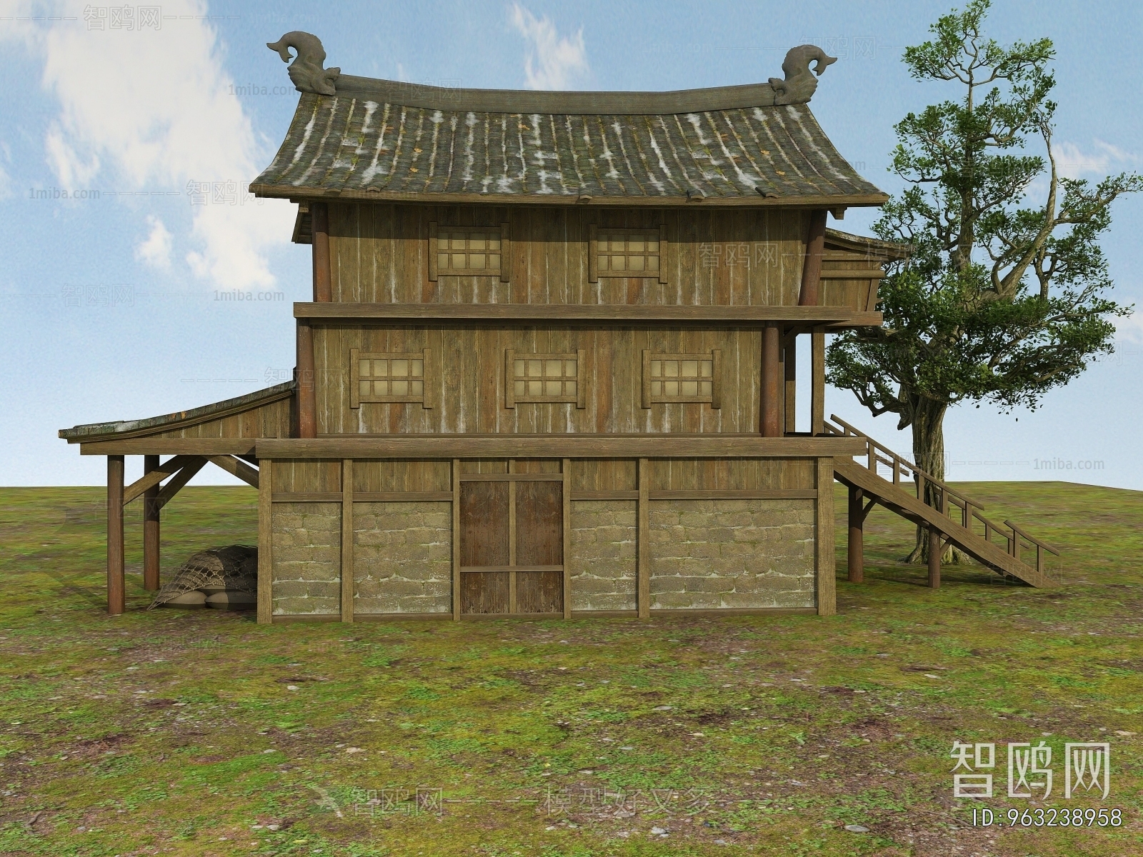 Chinese Style Ancient Architectural Buildings