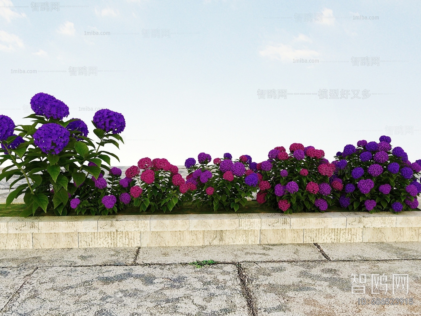 Modern Flowers And Grass