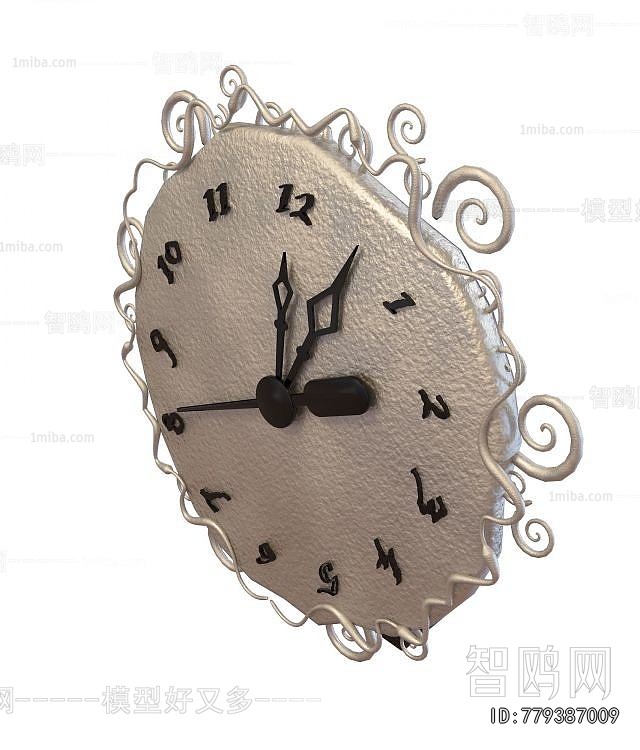 Simple European Style Wall Clock