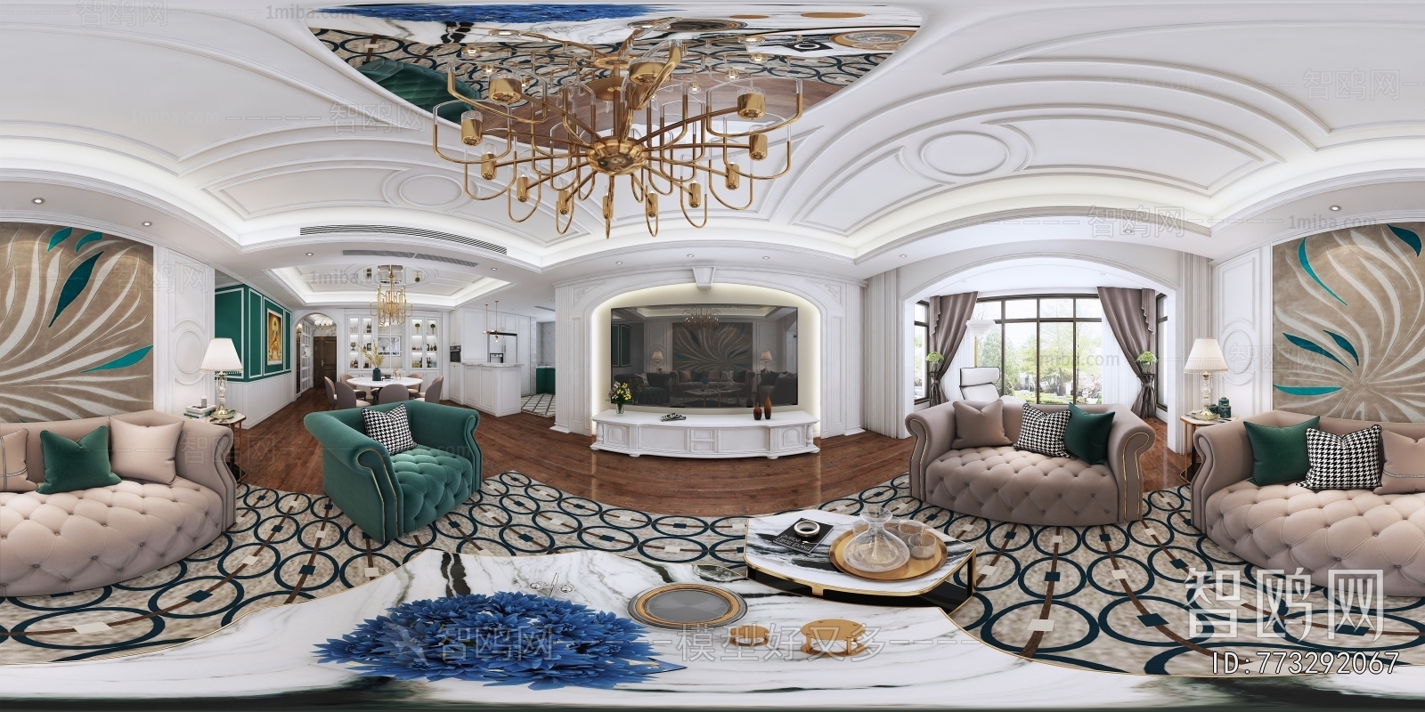 European Style A Living Room