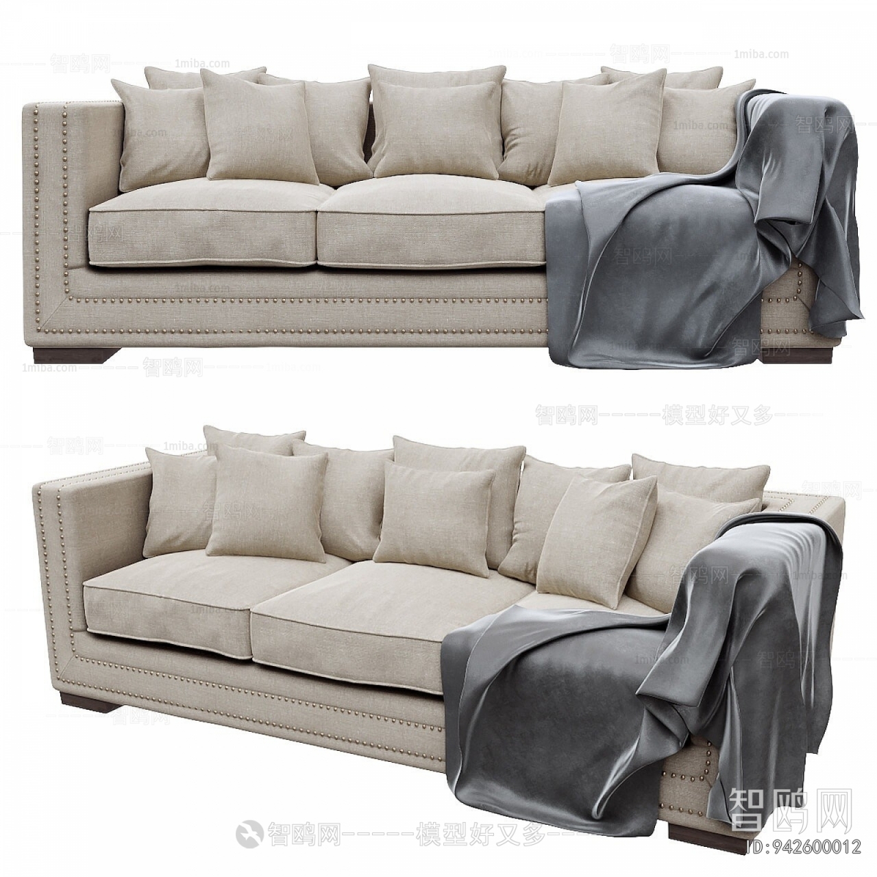 Modern Three-seat Sofa