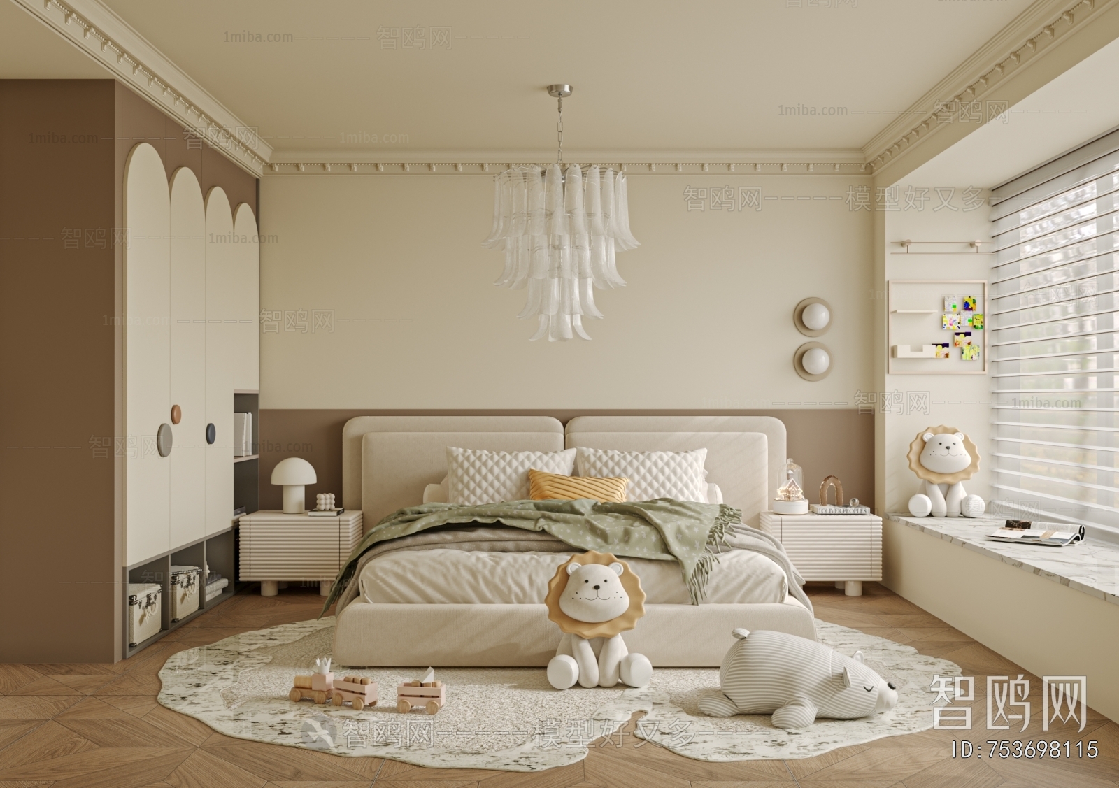 French Style Girl's Room Daughter's Room