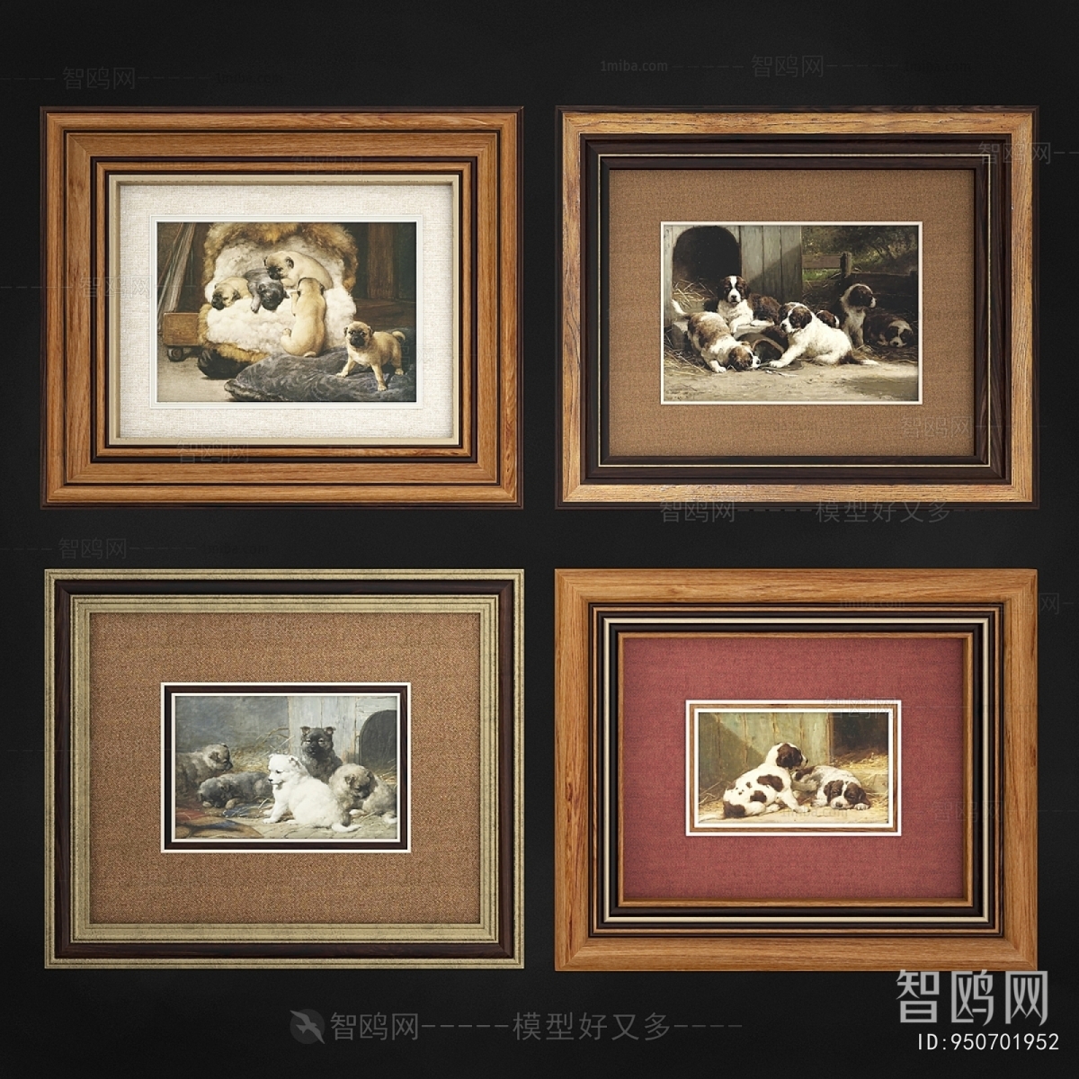 Modern Retro Style Painting