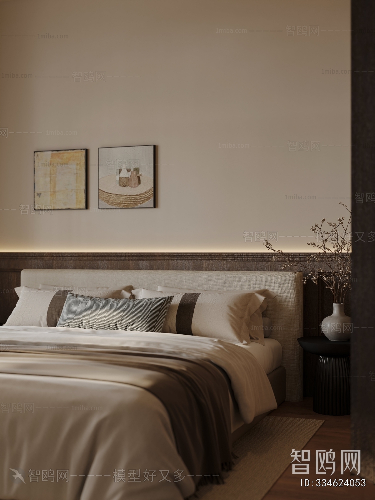 Wabi-sabi Style Bedroom