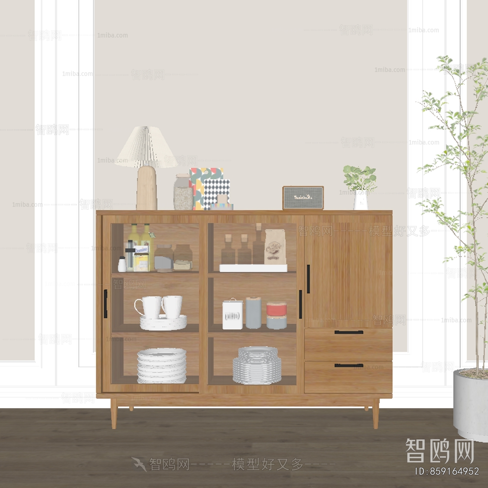北欧餐边柜