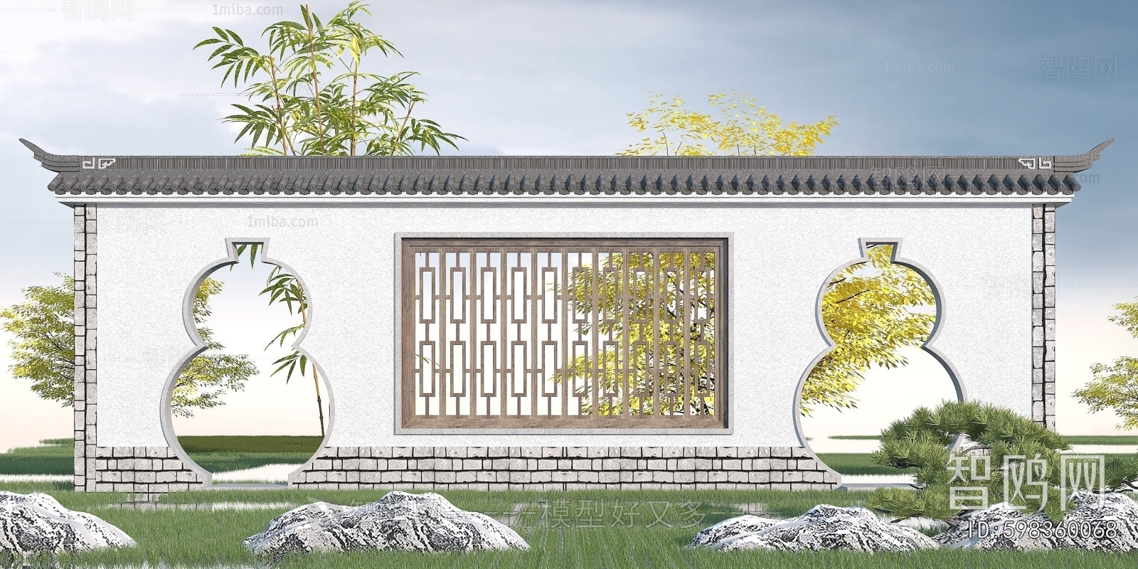 Chinese Style Landscape Wall