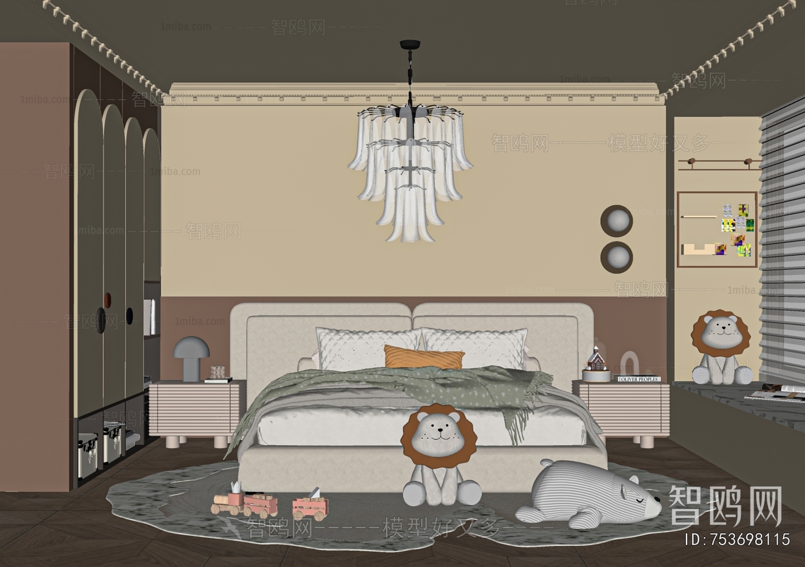 French Style Girl's Room Daughter's Room