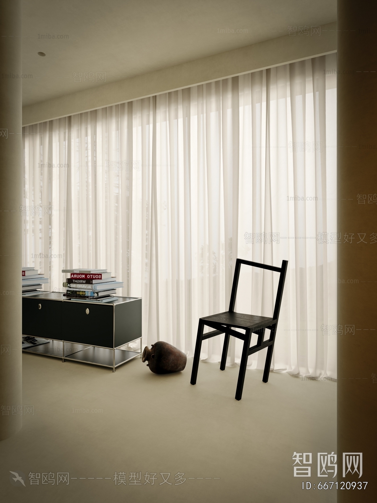 Wabi-sabi Style A Living Room