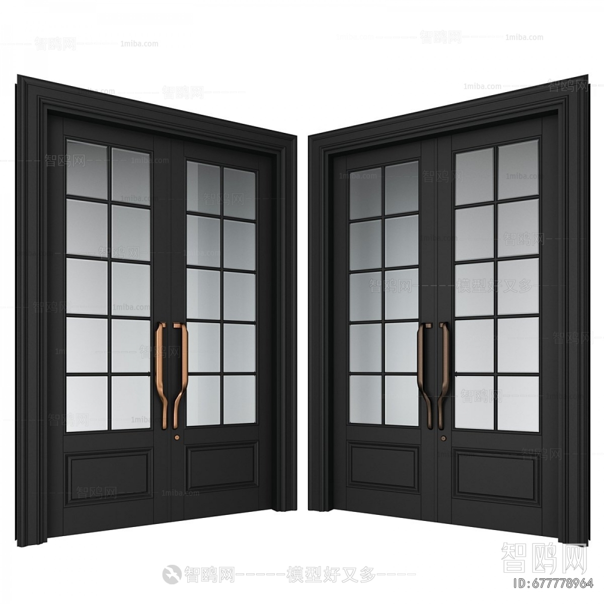 Modern Double Door