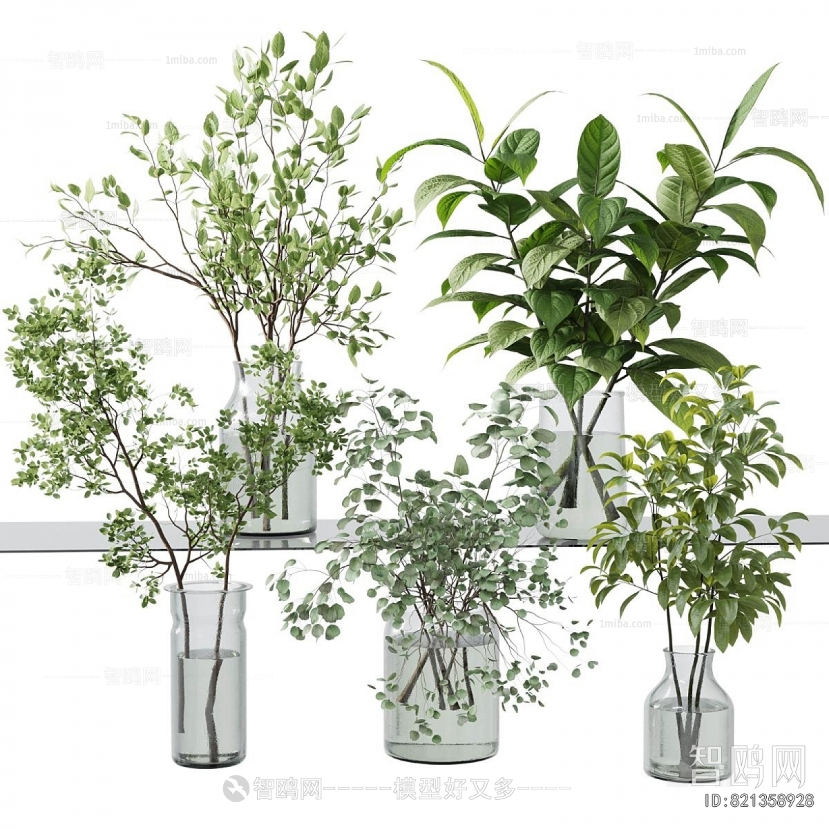 Modern Aquatic Green Plant