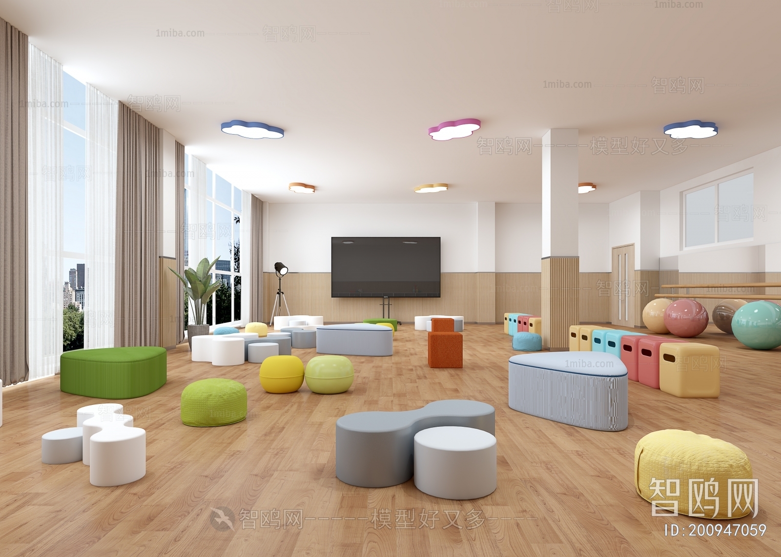 Modern Children's Playroom