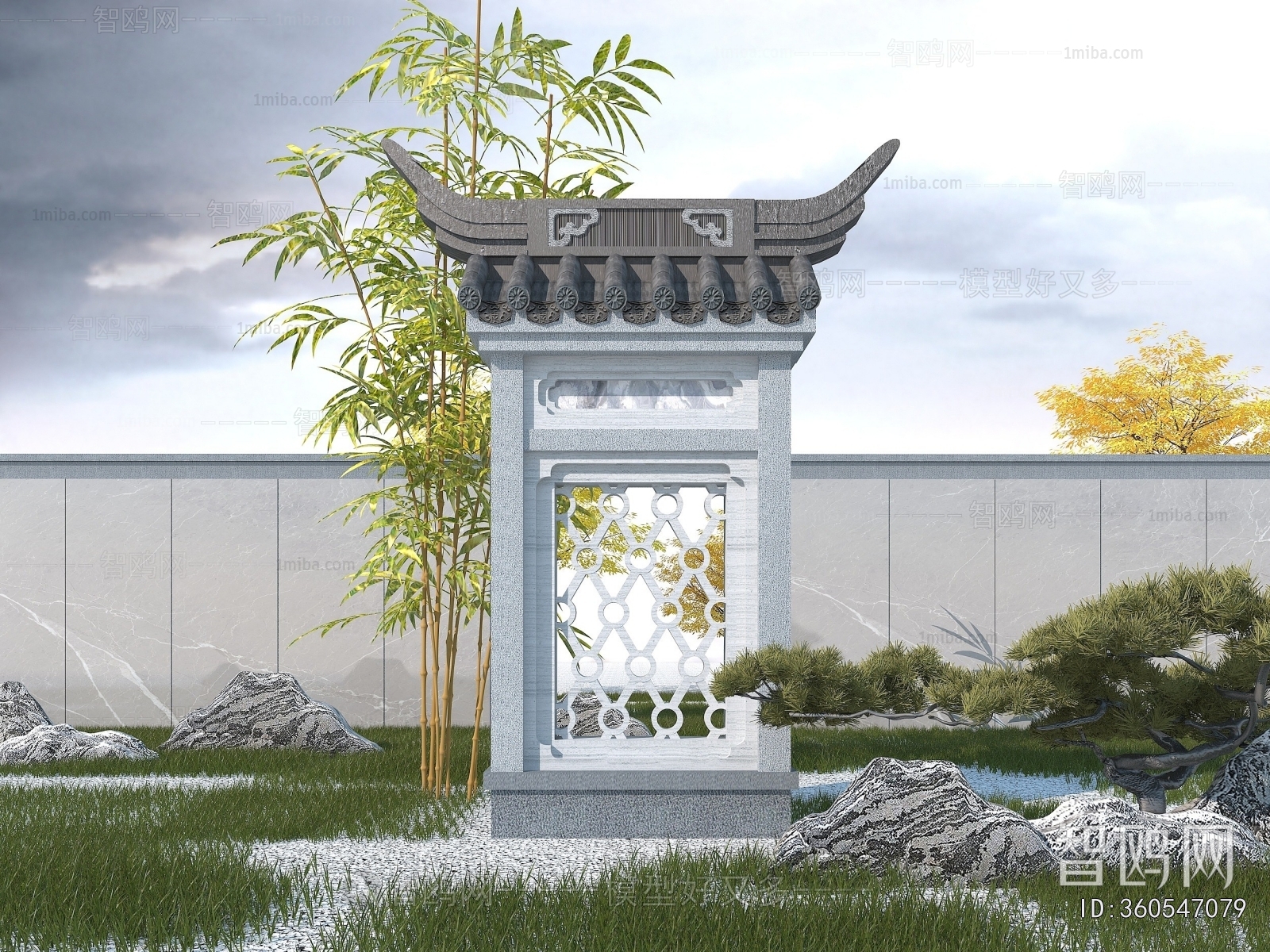 Chinese Style Landscape Wall
