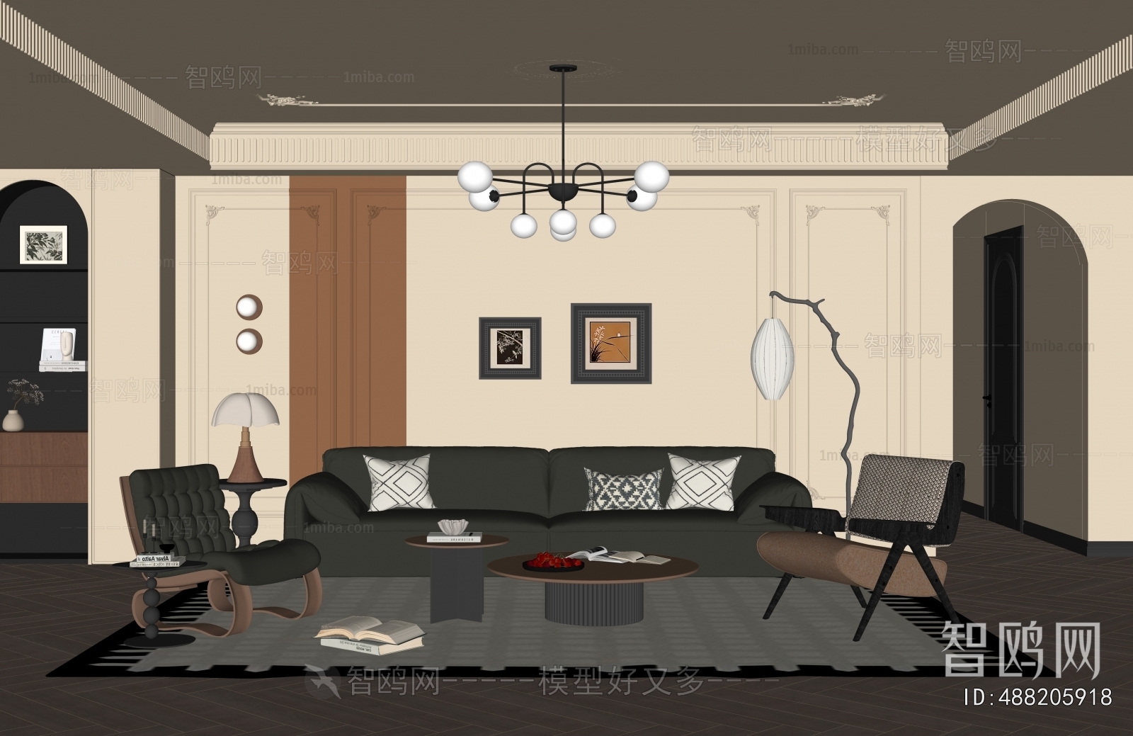 French Style A Living Room