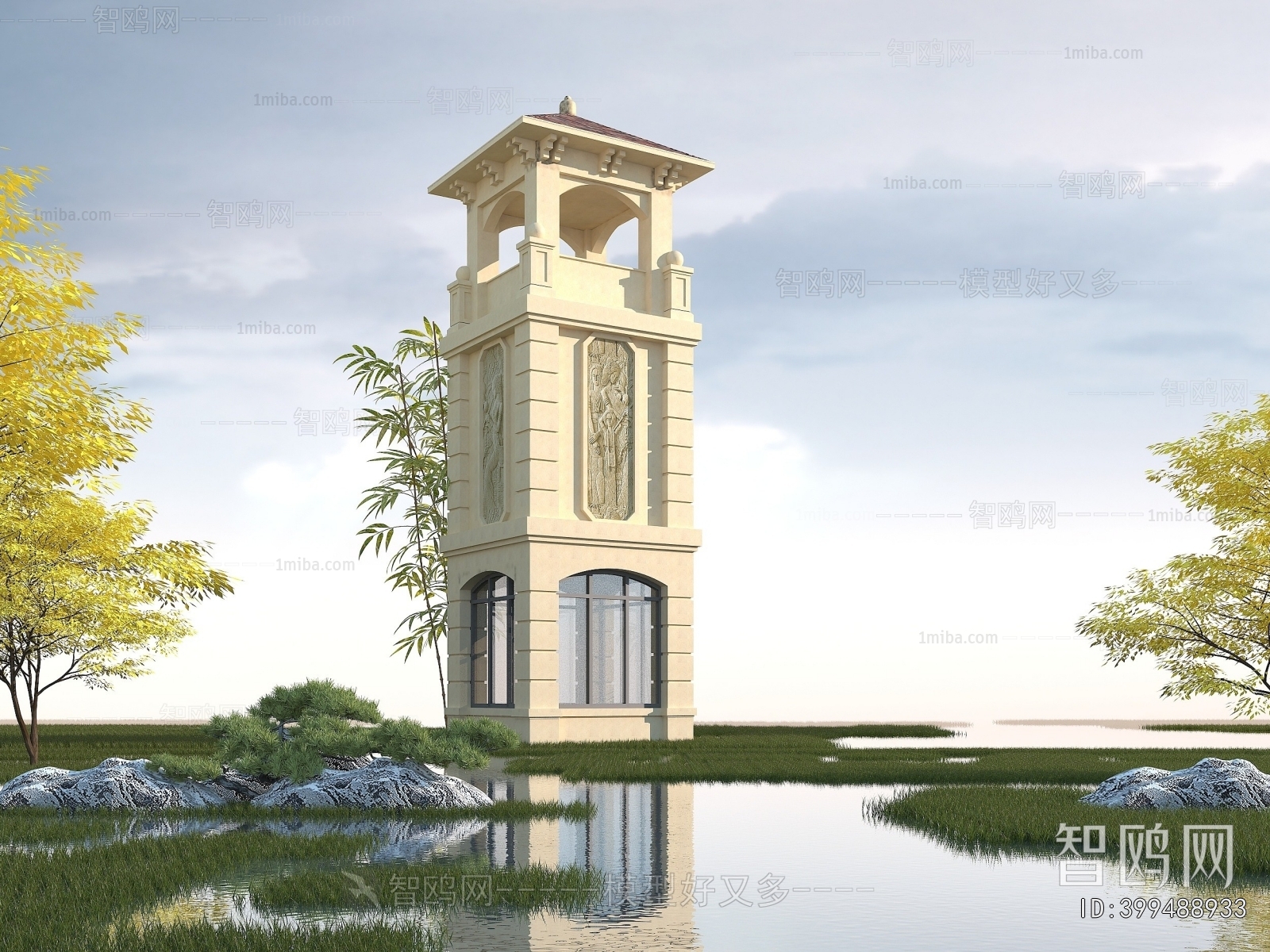 Simple European Style Tower