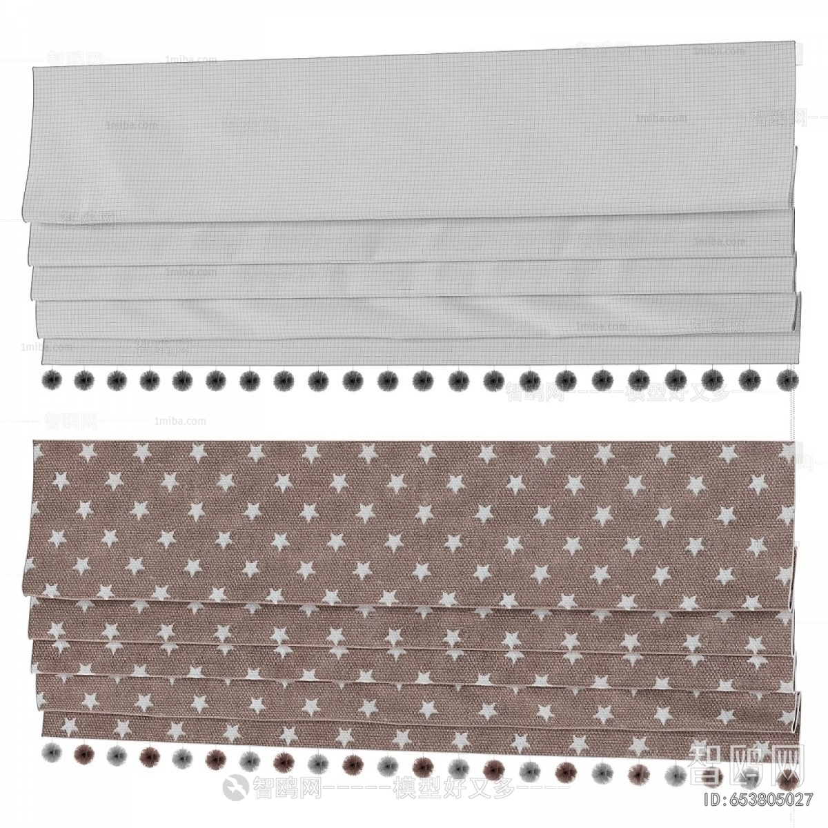 Modern Roman Curtain