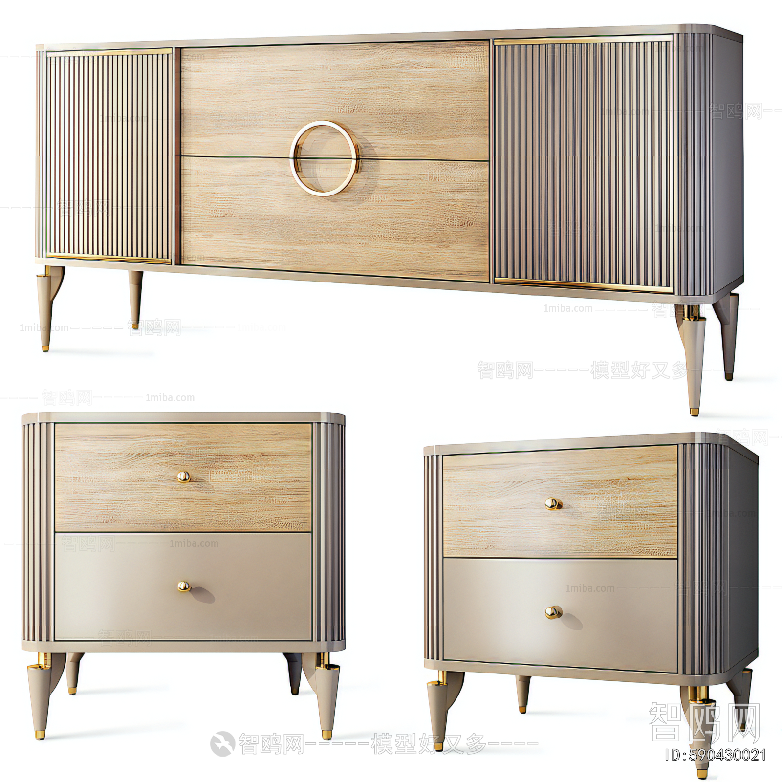 Modern Bedside Cupboard