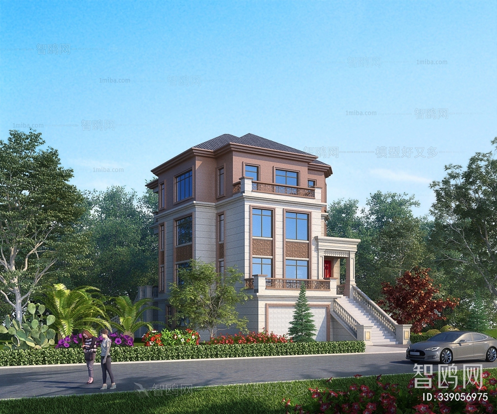 Simple European Style Detached Villa