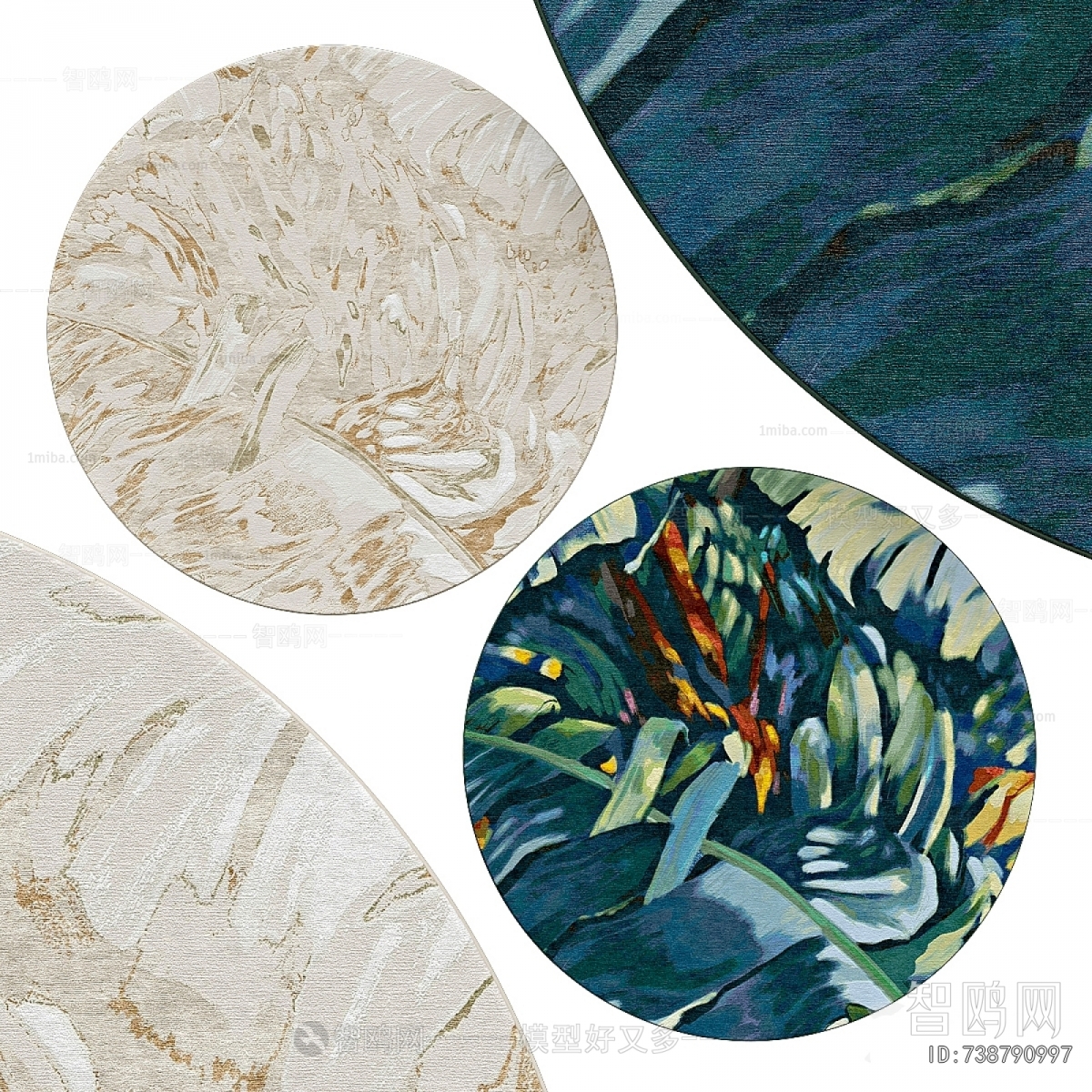 Modern Circular Carpet