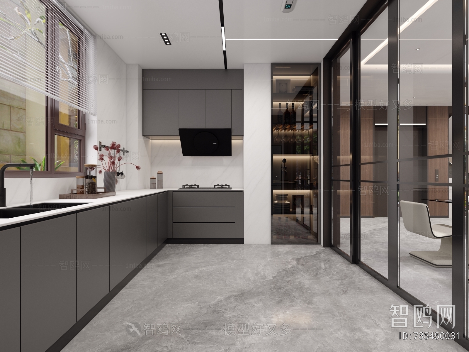 Modern The Kitchen