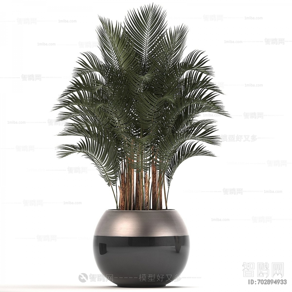 Modern Ground Green Plant Potted Plants