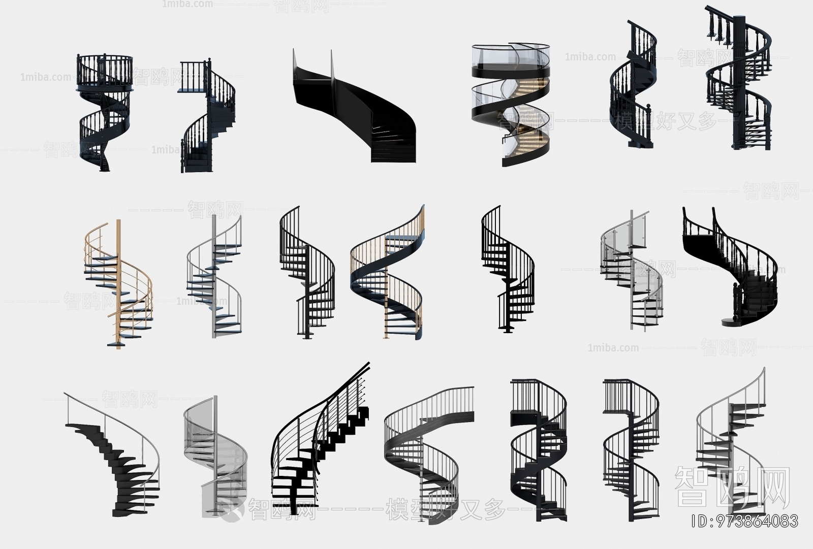 Modern Rotating Staircase