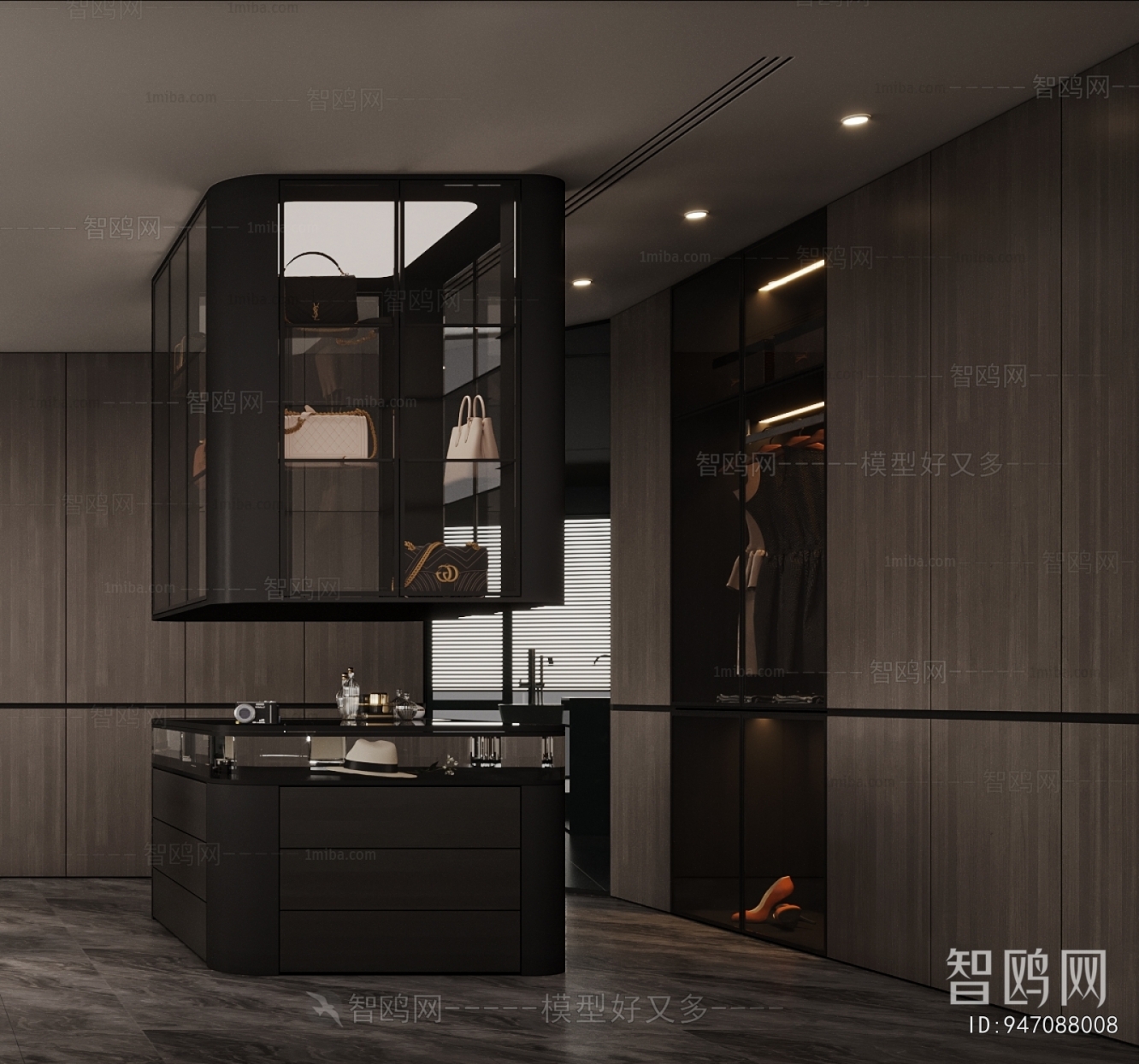 Modern Clothes Storage Area