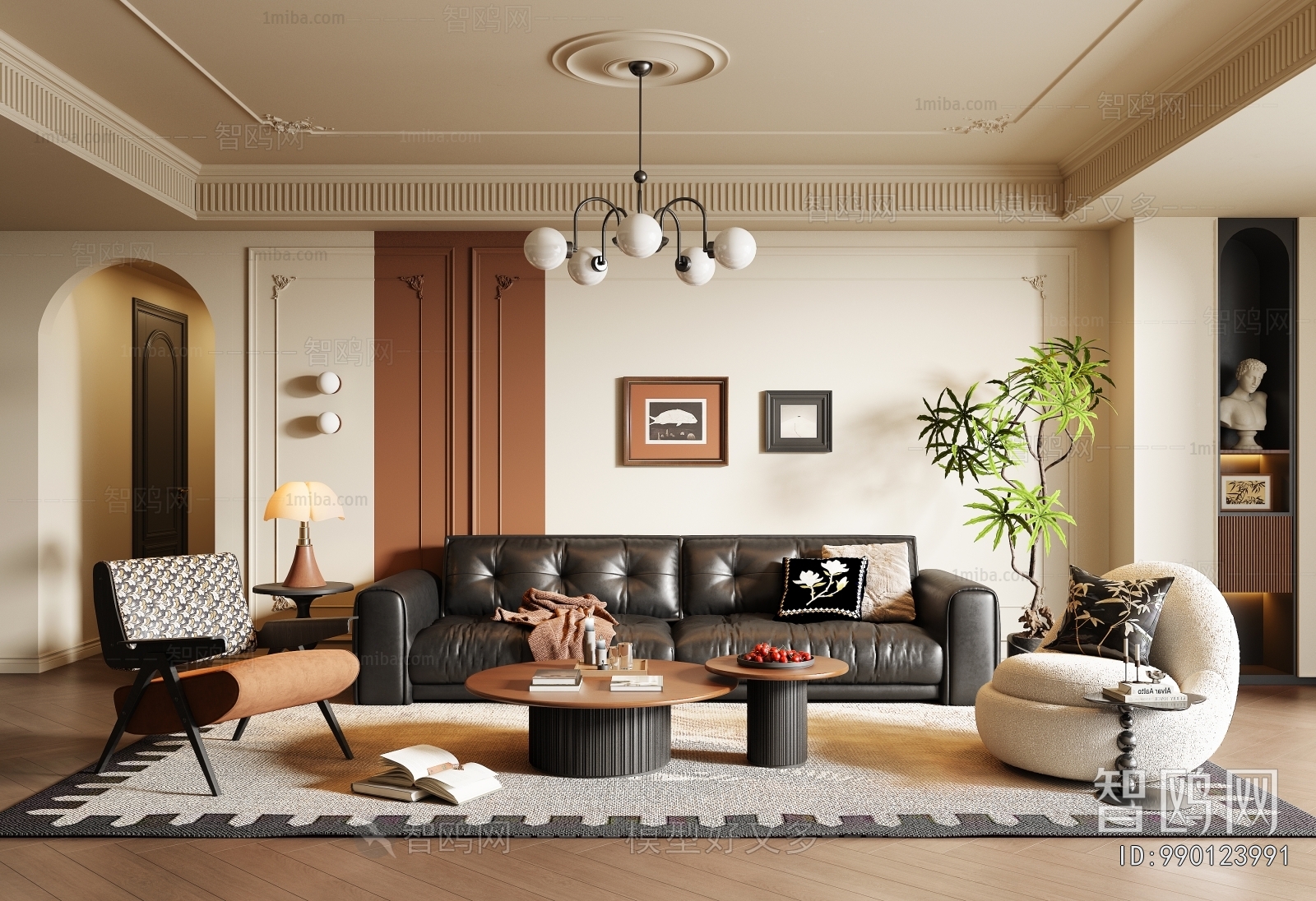 French Style A Living Room