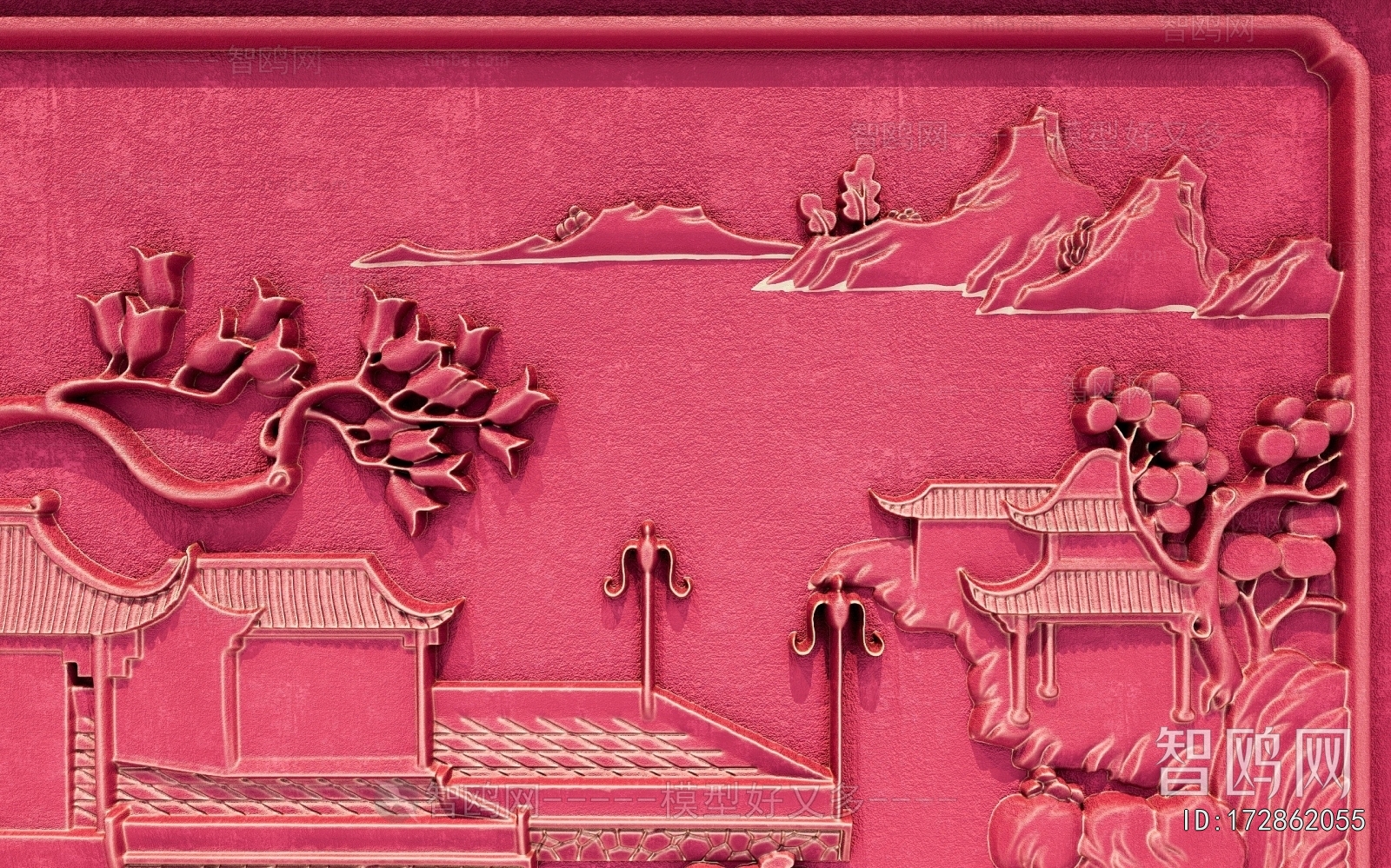 New Chinese Style Wall Panel