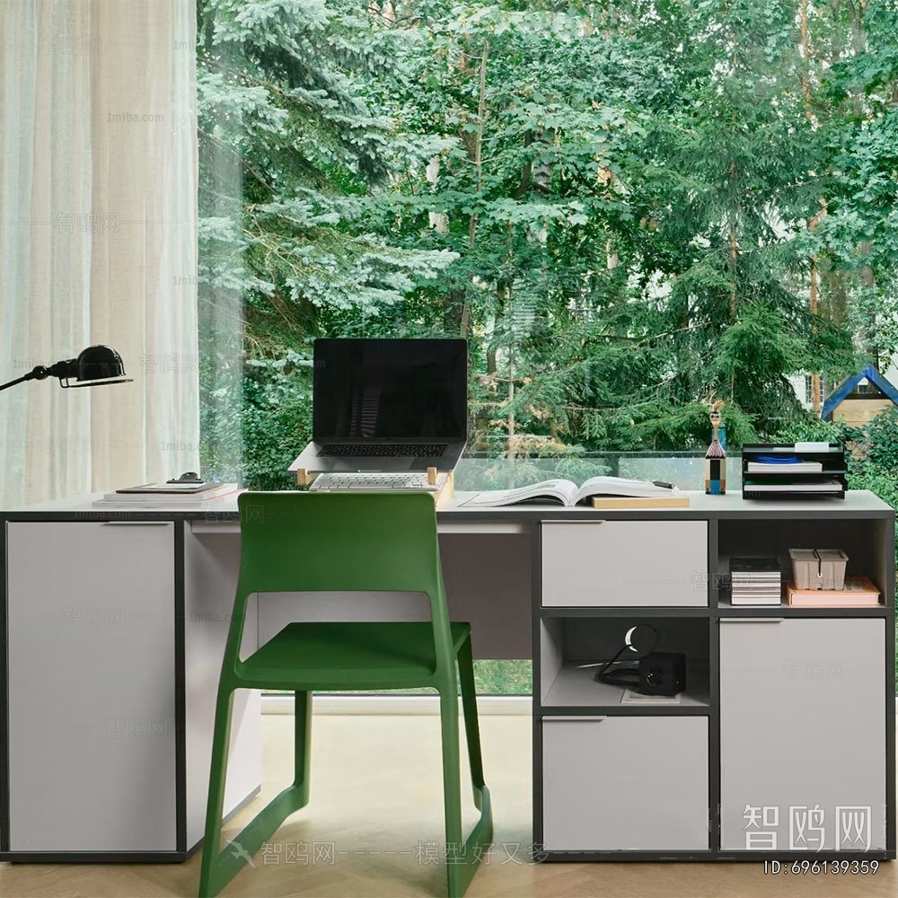 Modern Computer Desk And Chair