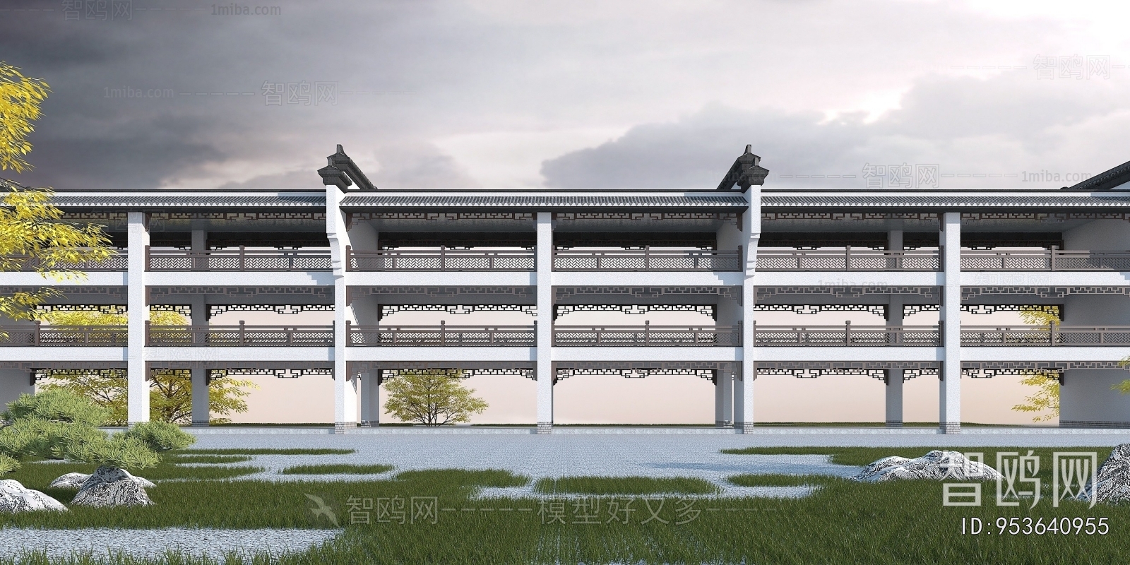 Chinese Style Gallery Frame