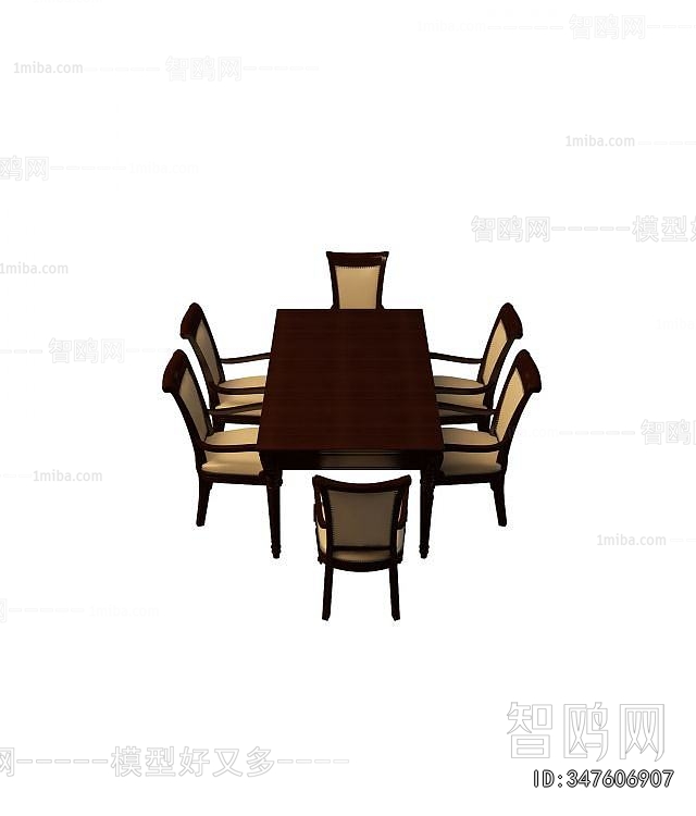 European Style Dining Table And Chairs