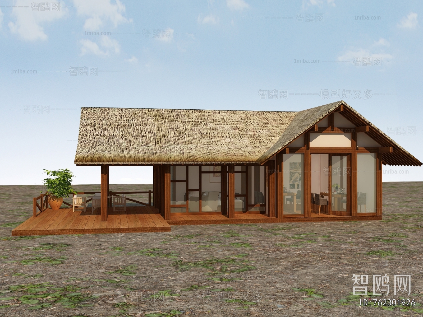 New Chinese Style Building Appearance