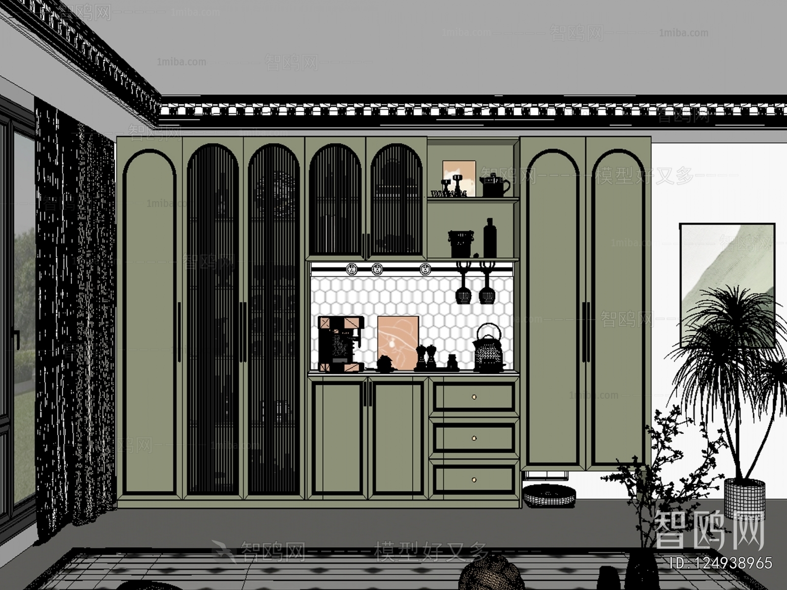 French Style Sideboard