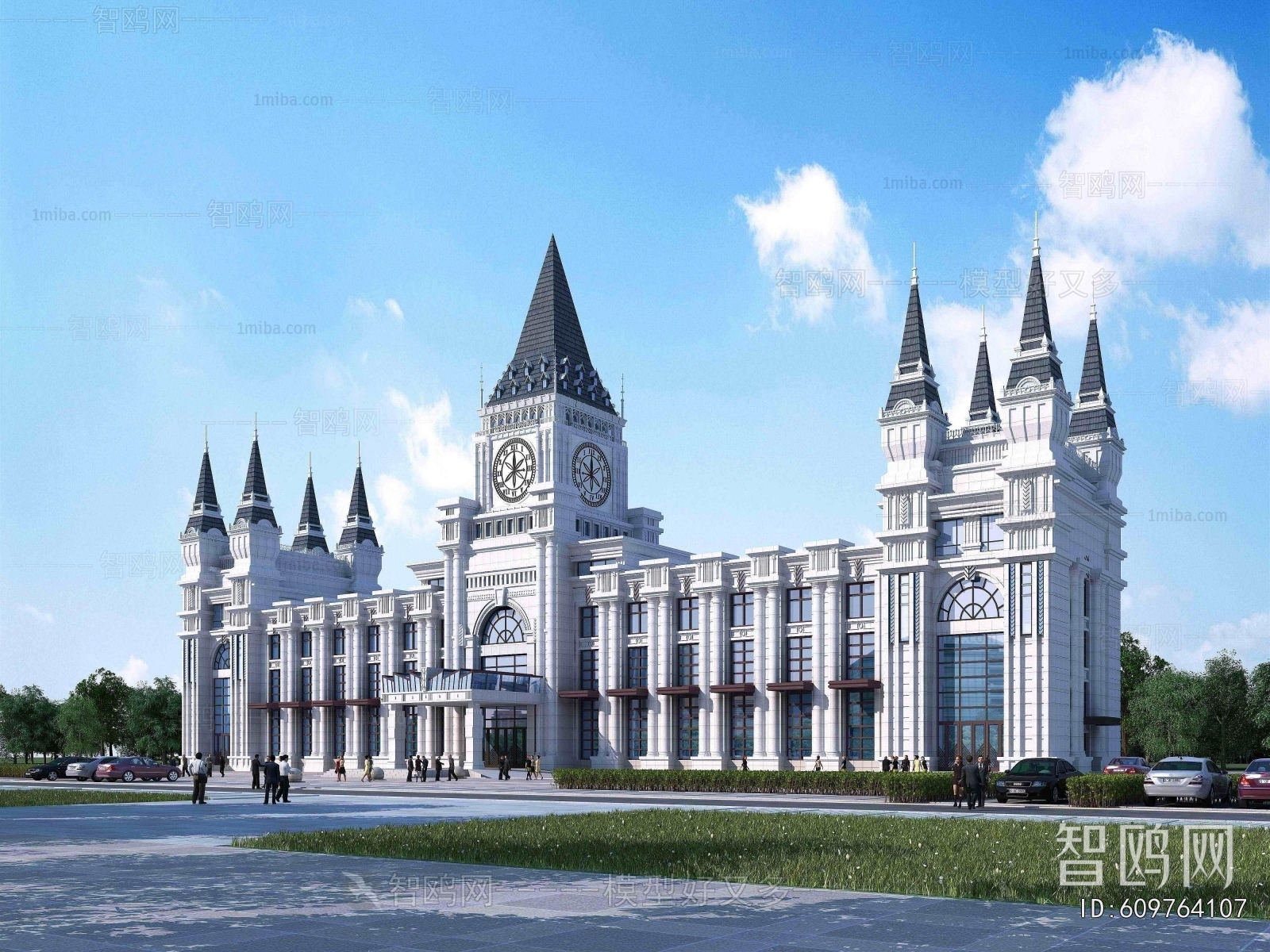 European Style Public Building