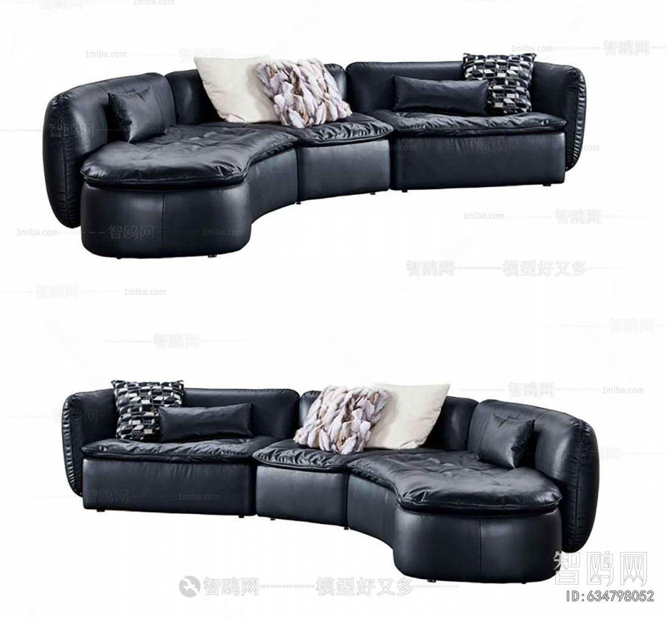 Modern Curved Sofa