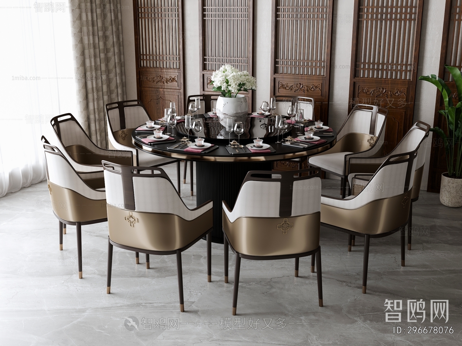 New Chinese Style Dining Table And Chairs